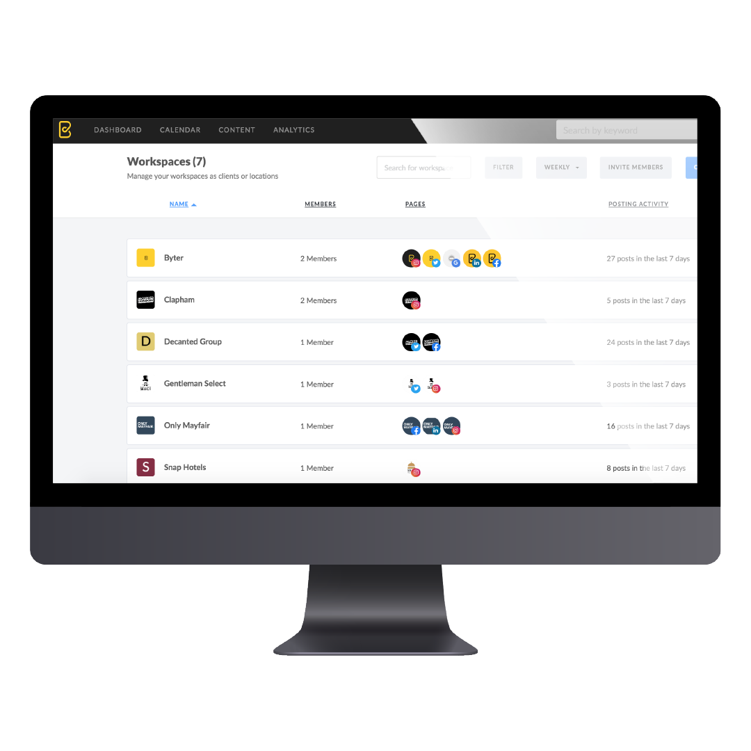 organise social media