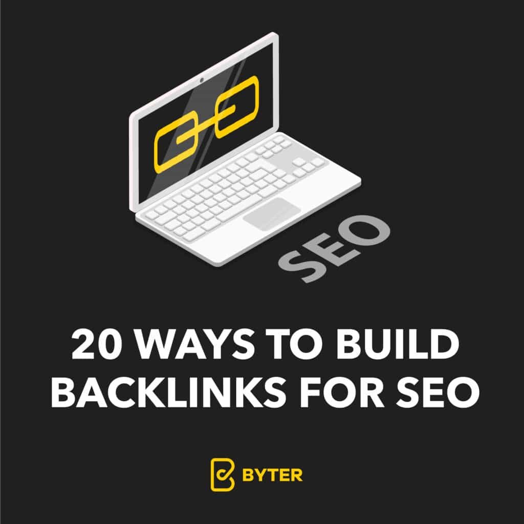 20 ways to build backlinks for seo